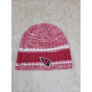 Arizona Cardinals NFL Team Apparel Reebok Knit Beanie Red White Gray One Size